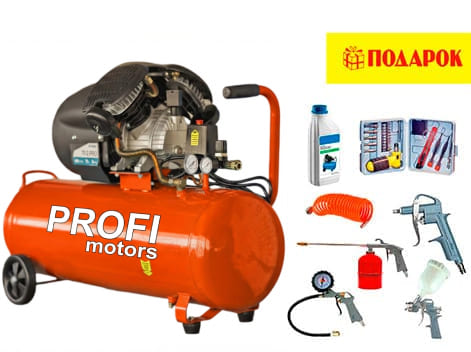 Компрессор PROFI MOTORS 70-2 PRO