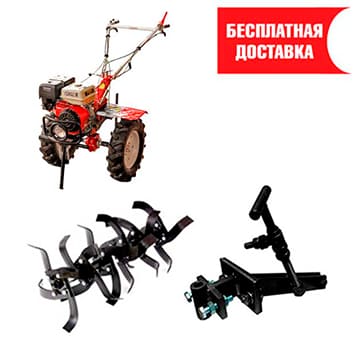 Мотоблок Shtenli 1030-N (8.5 л.с.) колёса 4х8 плюс бонусы