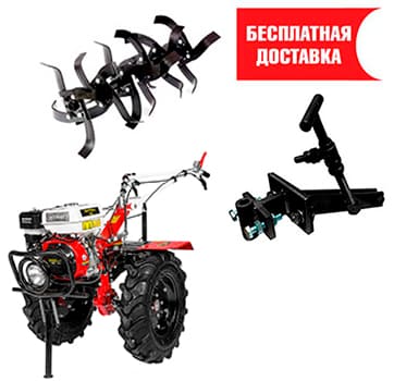 Мотоблок Shtenli 1900-PL (14 л.с.) (без фары, диф. и бардачка) плюс бонусы