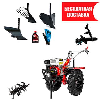 Мотоблок Shtenli 1900-PL (14 л.с.) (без фары, диф. и бардачка) плюс бонусы