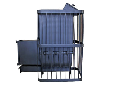 Печь банная ComfortProm ЧУГУН ЗАКРЫТАЯ КАМЕНКА, для парной до 20 кубов, вес 89кг, длина дров до 40 см, на 200 кг камней, дверь со стеклом декор