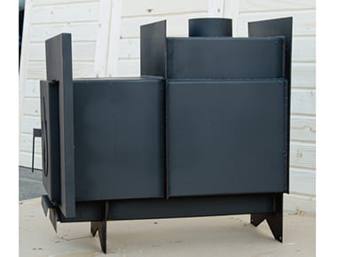 Печь банная ComfortProm 3 мм, для парной до 16 кубов, вес 51 кг, длина дров до 30 см, на 130 кг камней, стальная дверь ОГОНЕК