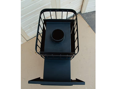 Печь банная ComfortProm СТАЛЬ 3 мм, для парной до 14 кубов, вес 46 кг, длина дров до 29 см, на 20кг камней