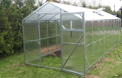 Теплица Домик из профиля 25х20