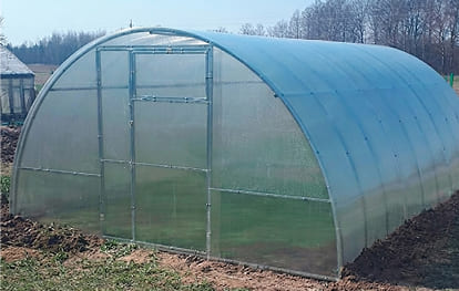 Теплица Двустворчатая 3.5 метра шириной