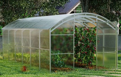 Теплица с прямыми стенами